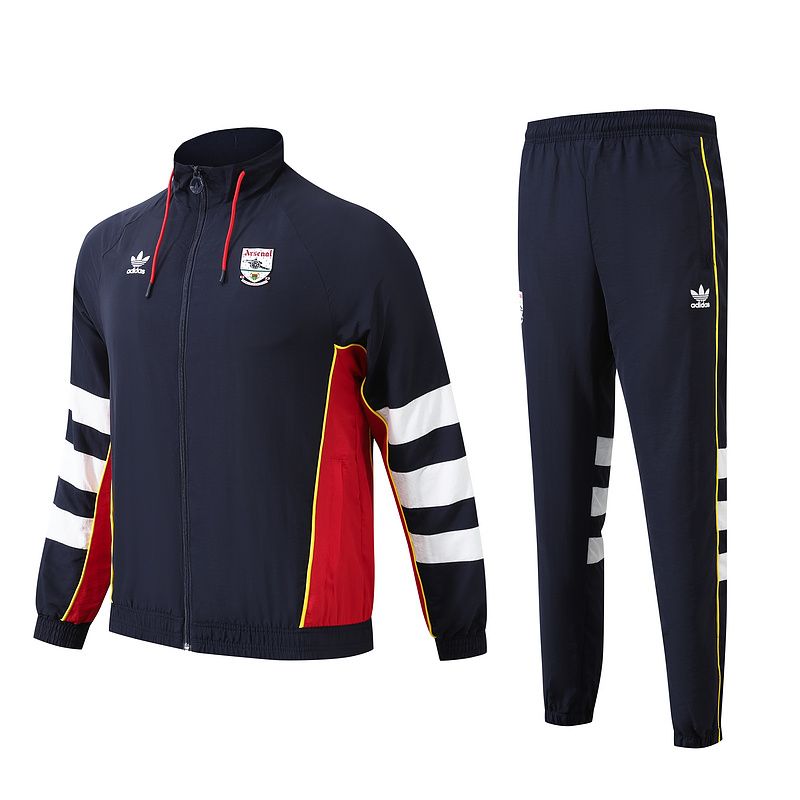 AAA Quality Arsenal 24/25 Tracksuit - Navy Blue/Red